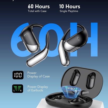 AI Translation Earbuds, 198+ Languages Real-Time Translator, 60H Playtime