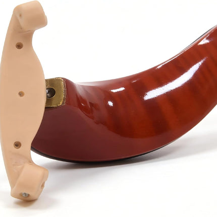 Burgundy Tiger Stripe Violin Shoulder Rest for 3/4 and 4/4 Violins