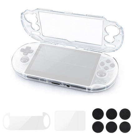 PawHaven RefugioPata Clear Crystal Hard Shell Case Set for Vita 1000 PCH-1000 Game Console — Pet Supplies
