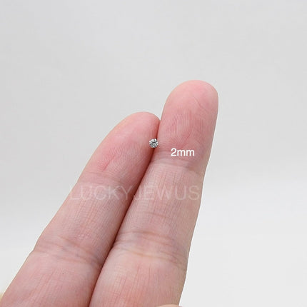 LUCKYJEWUS 925 Sterling Silver Nose Rings Studs for Women Men — Home & Lifestyle