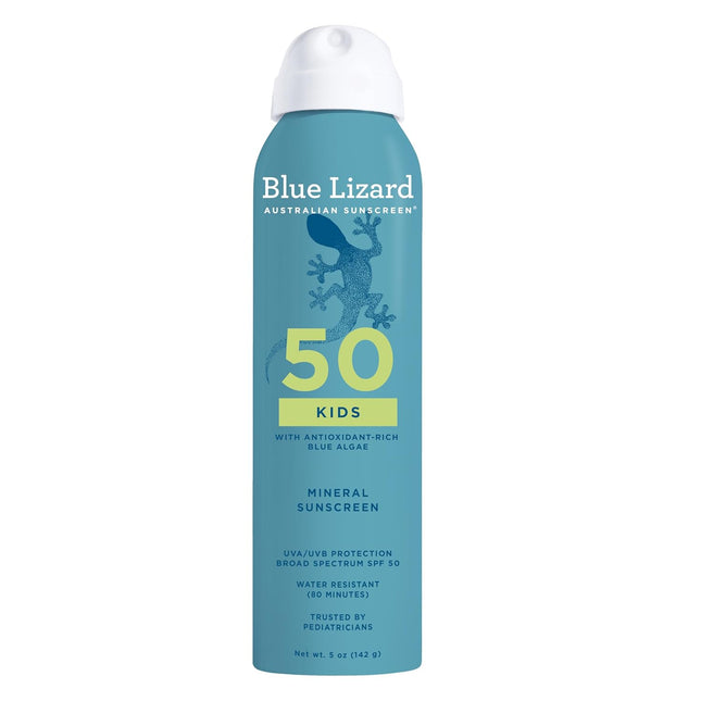 GlowEssence EsenciaLuz Blue Lizard Kids Mineral Sunscreen Spray SPF 50+, Brand — Beauty & Self-Care