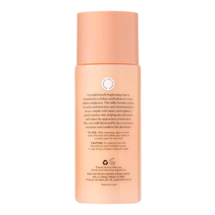 Multi-Bright Milky Exfoliating Face Toner with Azelaic Acid, 120 mL / 4 fl oz