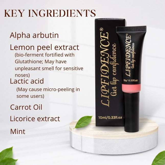 Lip Cream for Uneven Lip Tone, Mint Scent, 10 ml