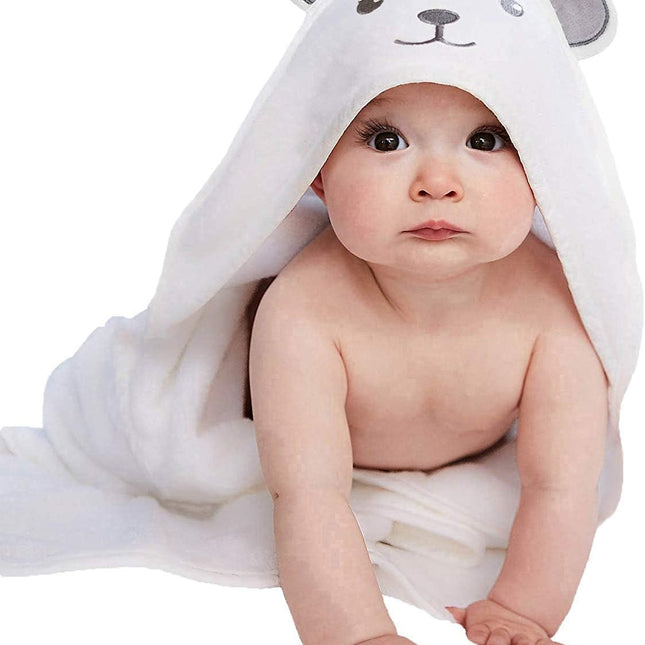 Bear Ear Hooded Baby Towel, Rayon Made from Bamboo, 30 x 30 Inch