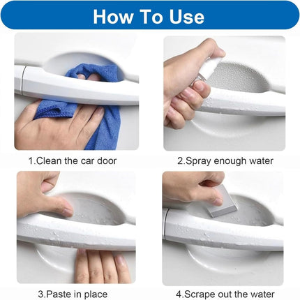 10-Pack Clear Car Door Handle Protector Film