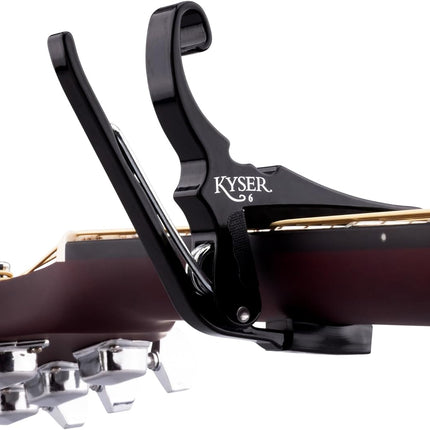 Quick-Change Guitar Capo for 6-String Acoustic Guitars, Black