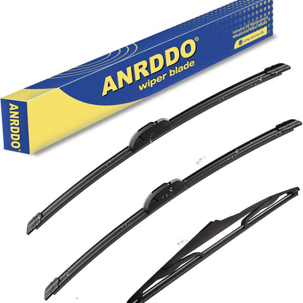 3 Wipers Factory Replacement For Original Equipment Windshield Wiper Blades (Set of 3)