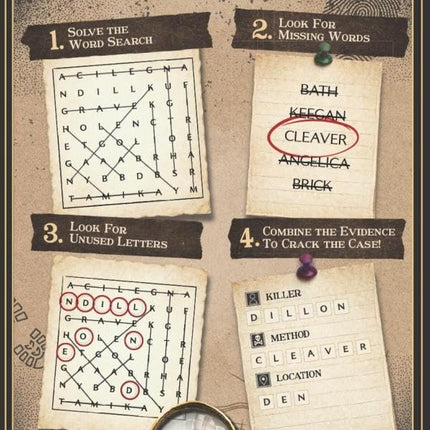Murder Mystery Word Search Puzzle Book, Volume 1