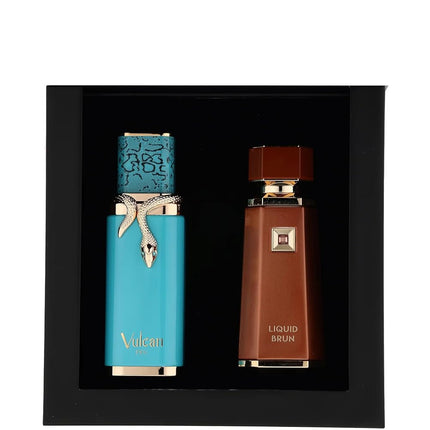 GlowEssence EsenciaLuz French Avenue Dusk Till Dawn Gift Set, Vulcan Feu and Liquid Brun Eau de — Beauty & Self-Care