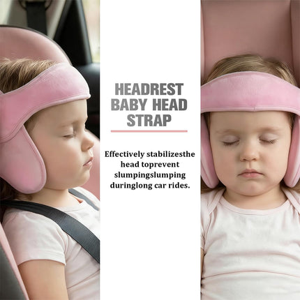 Adjustable Soft Car Seat Head Support Band