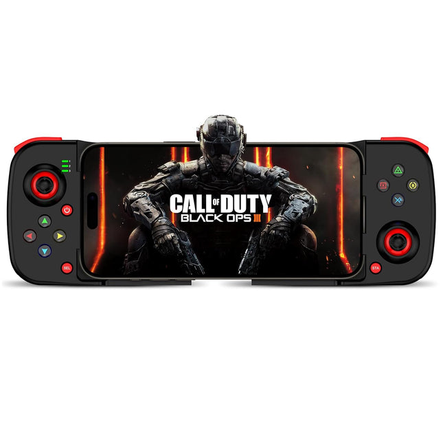 Wireless Mobile Gaming Controller with Ergonomic Phone Support