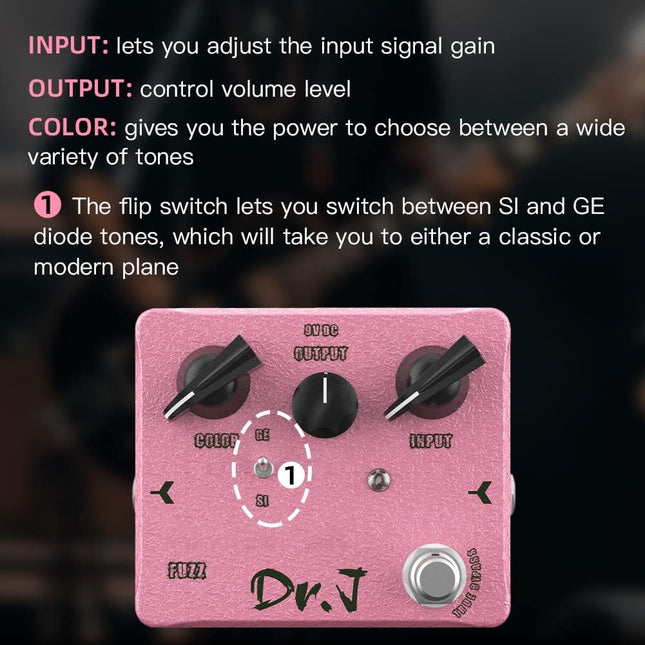 D56 High-End Fuzz Pedal for Electric Guitar Effects