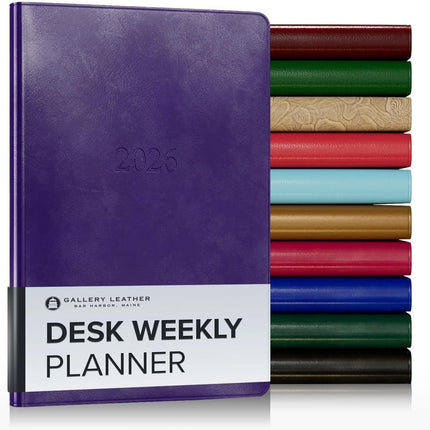 2025-2026 Weekly Monthly Planner, Acadia Plum, 8 x 5.5