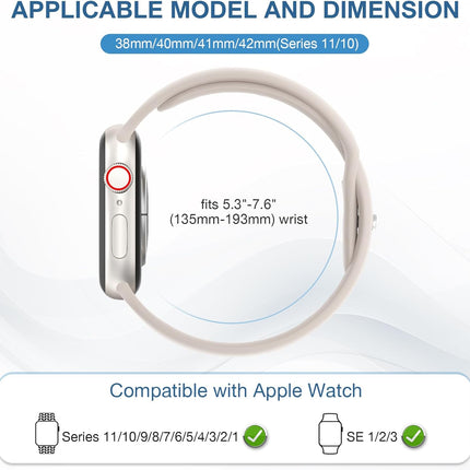 Apple Watch Silicone Bands 10 Pack 38mm-49mm Sport Women