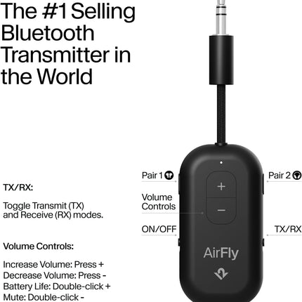Wireless Audio Transmitter for Gyms and Airplanes