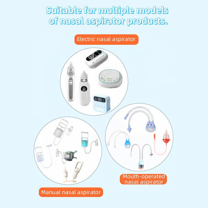 Universal Silicone Nasal Aspirator Tips for Baby & Toddler