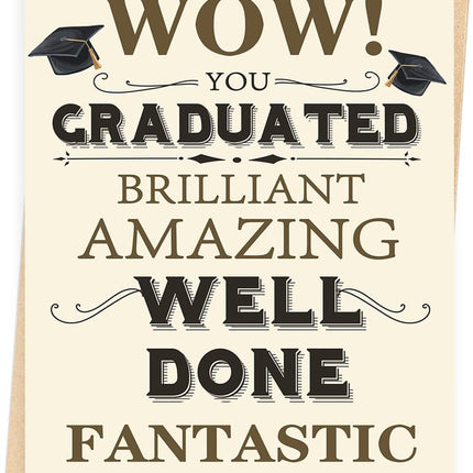 Congratulations Graduate Card for High School or College