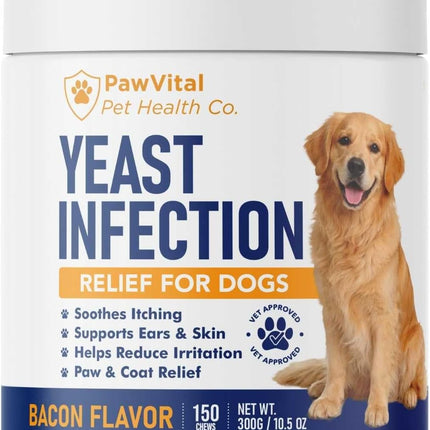 Natural Yeast Infection Treatment for Dogs, 150 Chews