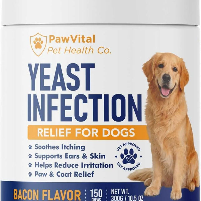 Natural Yeast Infection Treatment for Dogs, 150 Chews