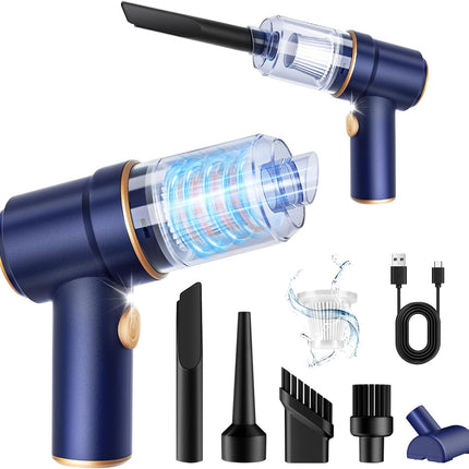 Handheld Car Vacuum Cleaner and Air Duster, 9000Pa 120W with LED Light