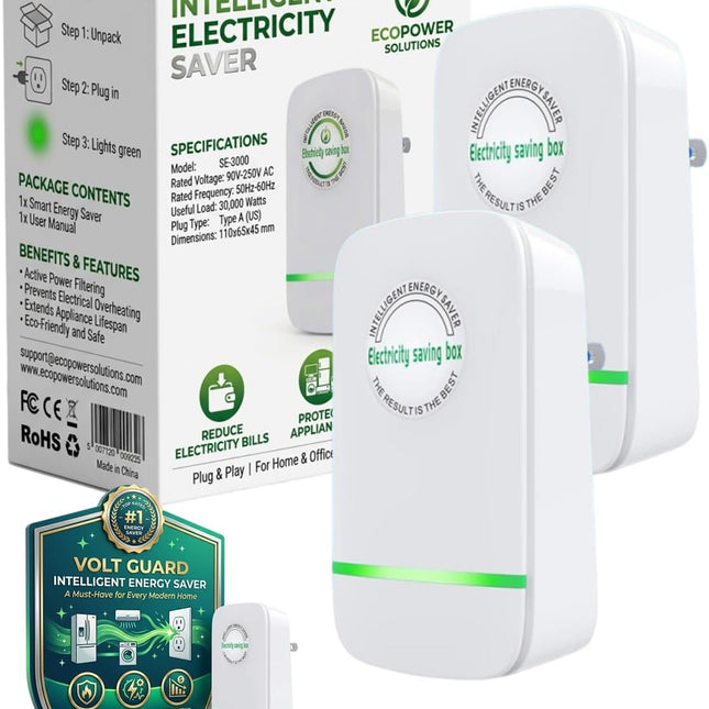 Electricity Saving Box Plug-In Surge Protector for Home Office