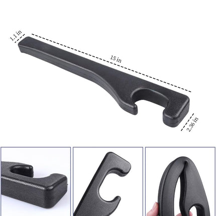 Car Seat Gap Filler 2 Pack - Universal Fit PU Leather Seat Crevice Blockers
