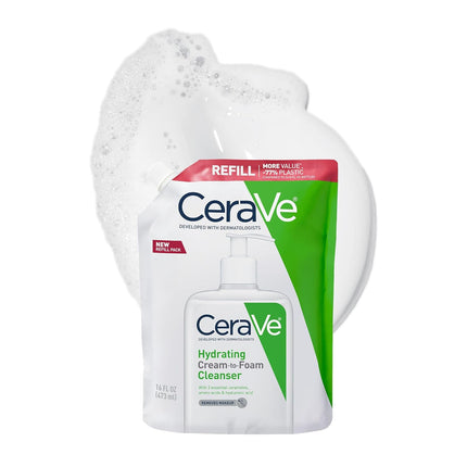 Hydrating Cream To Foam Cleanser, Makeup Remover Face Wash For Dry Skin — Beauty & Self-Care