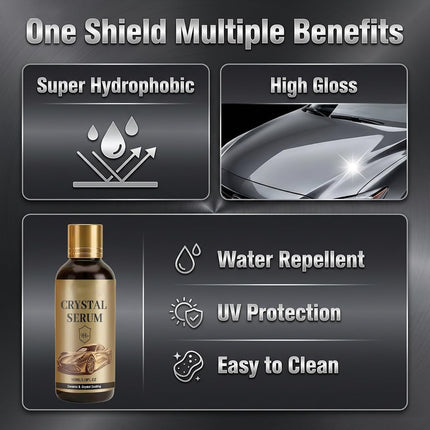 GlowEssence EsenciaLuz 2pcs Ptz Crystal Serum – Advanced Graphene Ceramic Coating For Cars,9h — Beauty & Self-Care