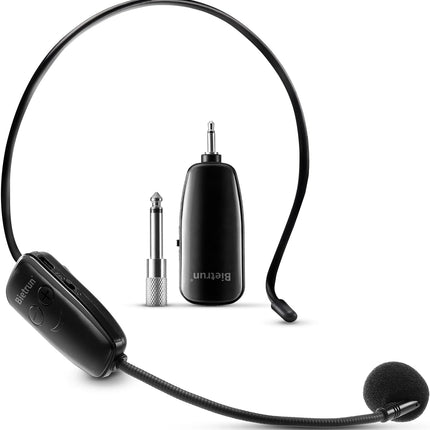 UHF Wireless Headset Microphone System with 160 ft Range
