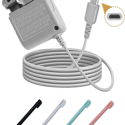 DS Lite Charger Kit with Wall Adapter and 4 Stylus Pens