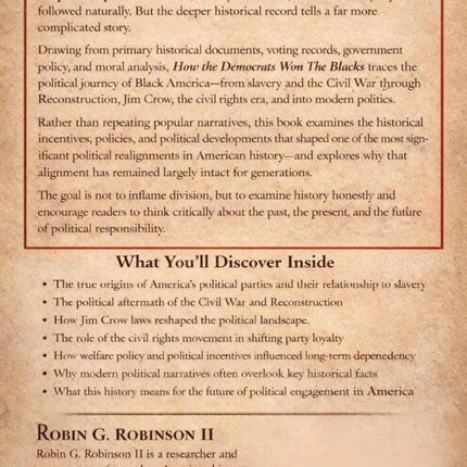 How The Democrats Won The Blacks: From Physical to Mental Slavery