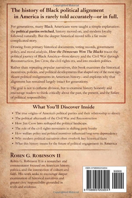 How The Democrats Won The Blacks: From Physical to Mental Slavery