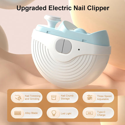 NexWave OndaNex Electric Nail Clipper for Seniors, 3 Speeds Automatic Toe nail Clippers — Smart Tech