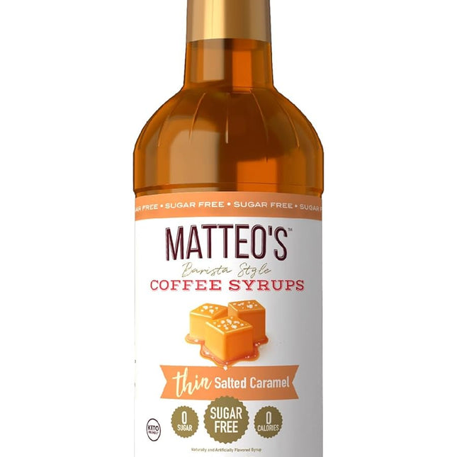 Salted Caramel Sugar-Free Coffee Syrup, 33.8 oz