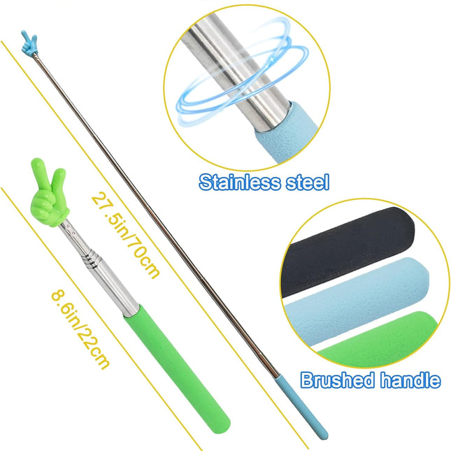5-Piece Extendable Classroom Pointer Stick Set