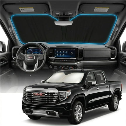 Sierra 1500 Custom-Fit Foldable Windshield Sun Shade Cover