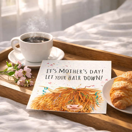 Mother's Day Floral Greeting Card for Mom