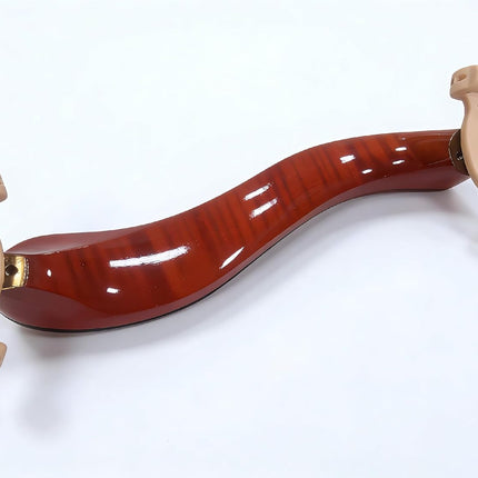 Burgundy Tiger Stripe Violin Shoulder Rest for 3/4 and 4/4 Violins