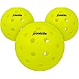 Franklin Sports X-40 Outdoor Pickleballs USAPA Approved 3-Pack