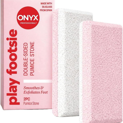 Double Sided Siliglass Pumice Stone Callus Remover, 2 Pack