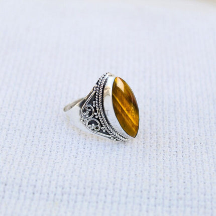 925 Sterling Silver Ring For Women & Girls, Mystic Quartz Ring Gemstone — Home & Lifestyle