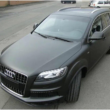 Matte Deep Black Automotive Vinyl Wrap Sample | M22 | 3 in x 5 in