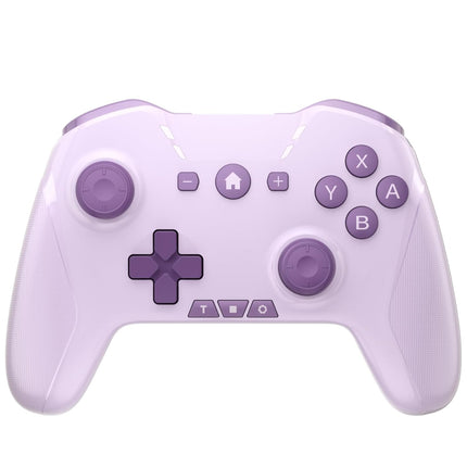 Wireless Bluetooth Game Controller in Black and Purple