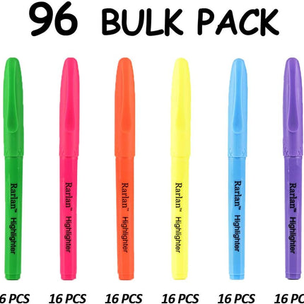 SourceToHome FuenteACasa Rarlan Highlighters, Chisel Tip, Assorted Fluorescent — Home & Lifestyle