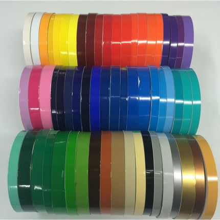 Red 1/4 Inch Vinyl Pinstriping Tape Decals