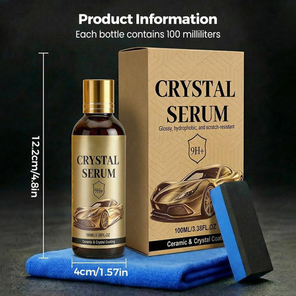 DriveForge ForjaRuta PTZ Crystal Serum 100ml - 9H Graphene Ceramic Coating for Cars — Auto & Moto