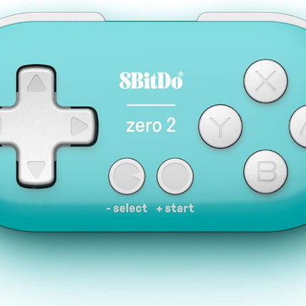 Turquoise Keychain-Sized Bluetooth Mini Controller