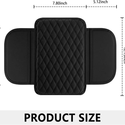 Upgraded Microfiber Leather Car Armrest Cover