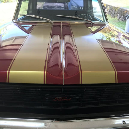 Red 1/4 Inch Vinyl Pinstriping Tape Decals