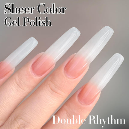 Pure Sheer Milky White 15ML Gel Nail Polish